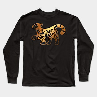 Tiger Pattern Long Sleeve T-Shirt